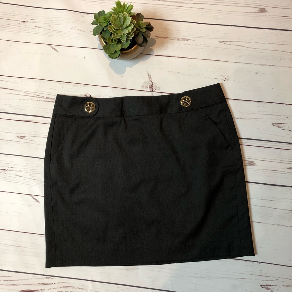 •| Tory Burch Black Work Dressy Skirt